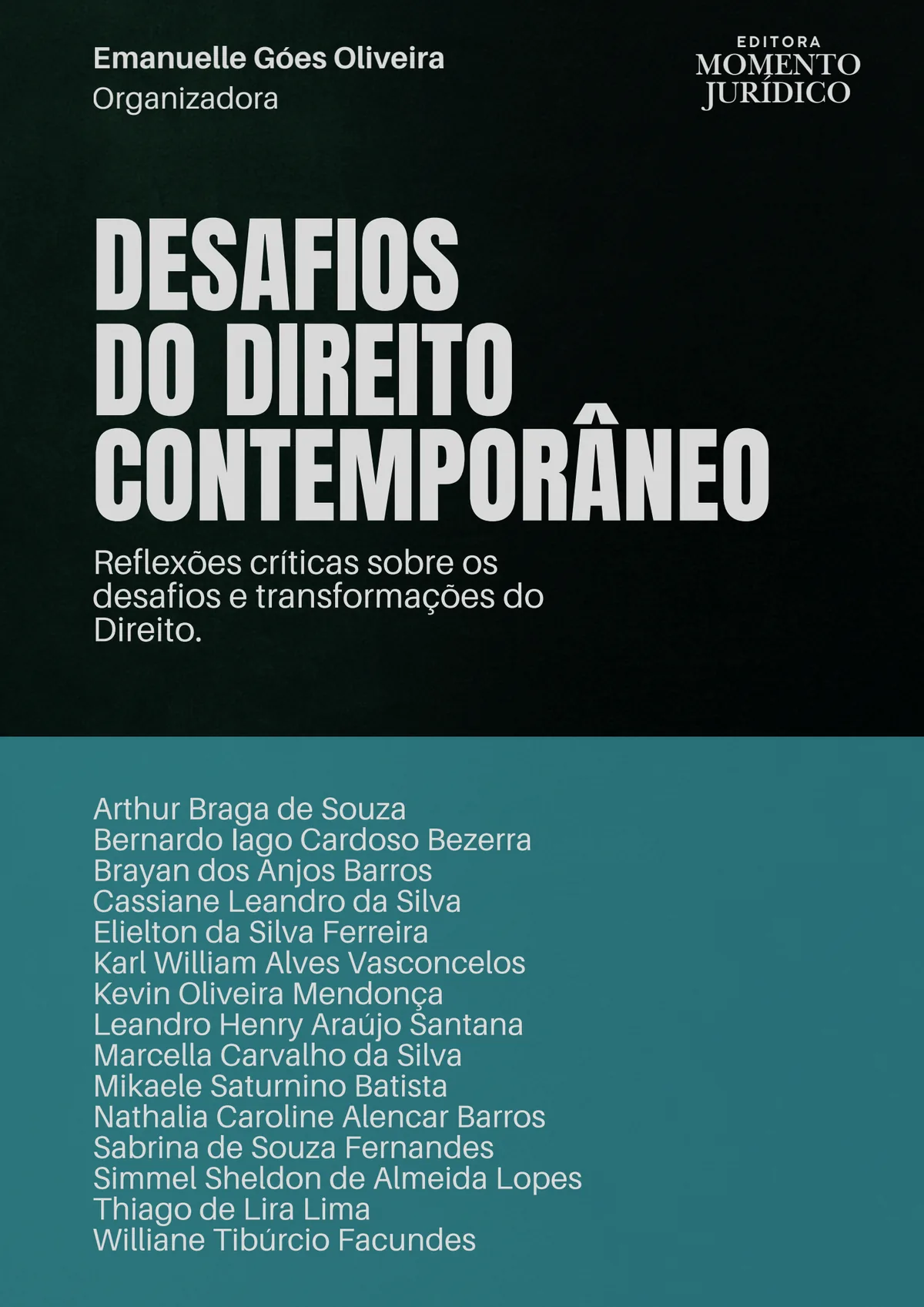 Capa — Desafios do Direito Contemporâneo — Volume 1