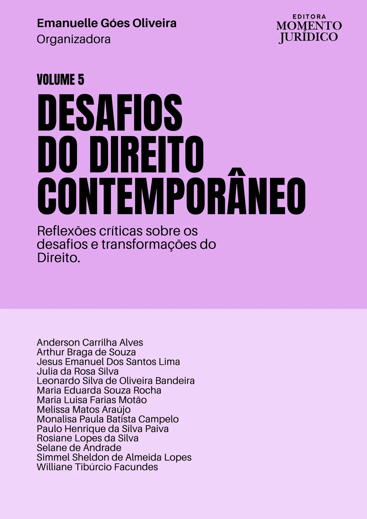 Capa da obra